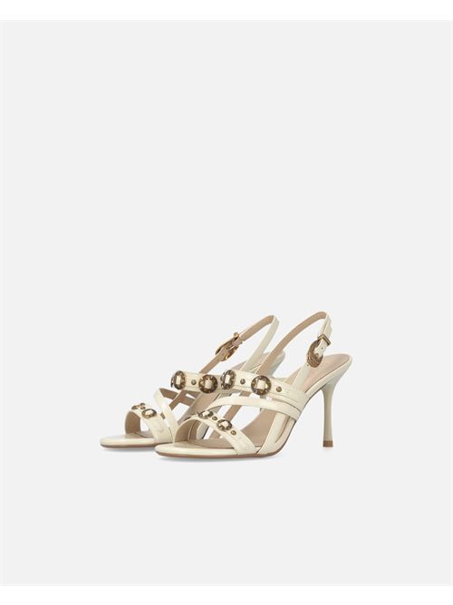 Sandali slingback alti con cinturini e borchie PINKO | SD0511E037DY7